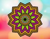 Dibujo Mandala flor de girasol pintado por Gorritz