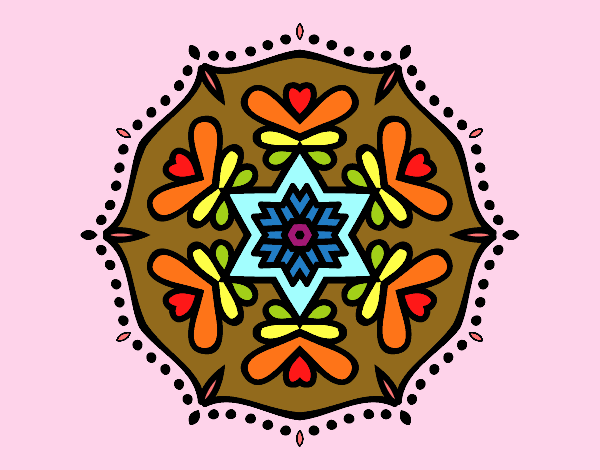 Mandala simétrica