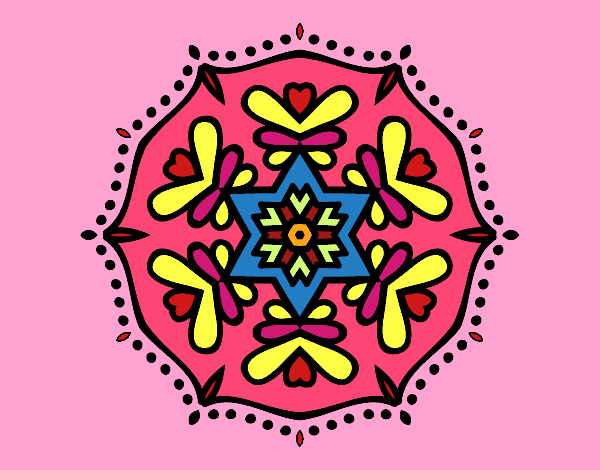 Mandala simétrica