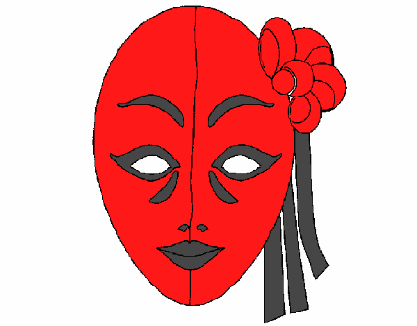 Dibujo Máscara italiana pintado por spoonch 
