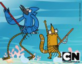 Mordecai y Rigby