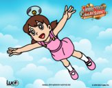 Dibujo Shizuka volando pintado por superbea