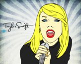 Dibujo Taylor Swift cantando pintado por Kimberly08