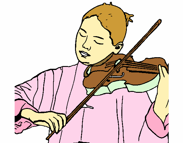 Dibujo Violinista pintado por SwanElfico