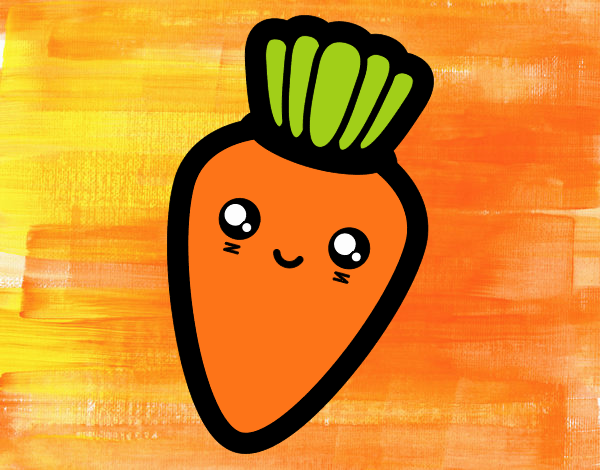 Zanahoria kawaii