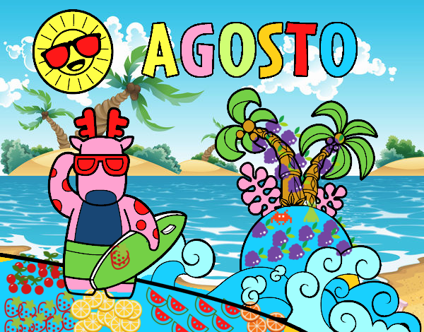 agosto en la playa