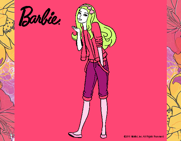 Barbie con look casual