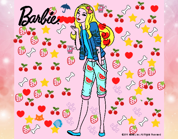 Barbie con look casual