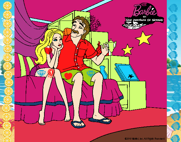 Barbie con su padre