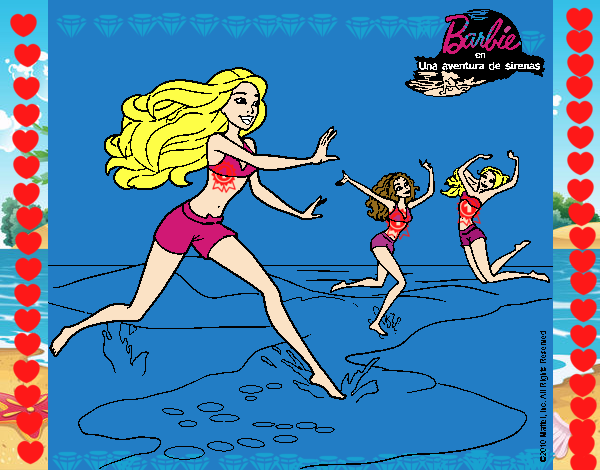 Barbie de regreso a la playa