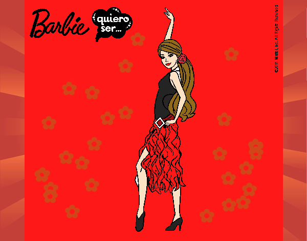 Barbie flamenca