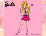 Dibujo Barbie juvenil pintado por LunaLunita