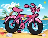 Dibujo Bicicleta con bocina pintado por LunaLunita