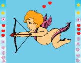 Dibujo Cupido volando pintado por LunaLunita