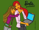 Dibujo El nuevo portátil de Barbie pintado por RocioNayla