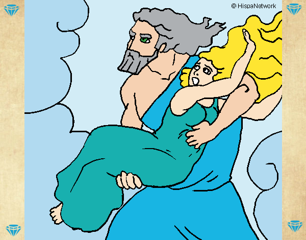 Dibujo El rapto de Perséfone pintado por xJor