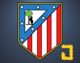 Dibujo Escudo del Club Atlético de Madrid pintado por xJor