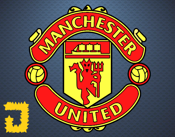 Dibujo Escudo del Manchester United pintado por xJor