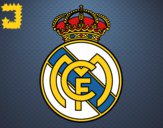 Dibujo Escudo del Real Madrid C.F. pintado por xJor