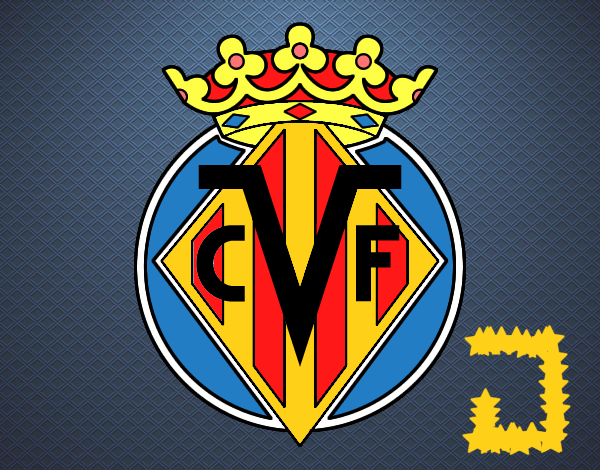 Dibujo Escudo del Villarreal C.F. pintado por xJor