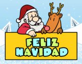 Dibujo Felices navidades pintado por tilditus