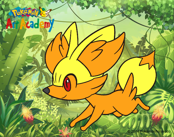 Fennekin corriendo