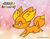 Fennekin corriendo