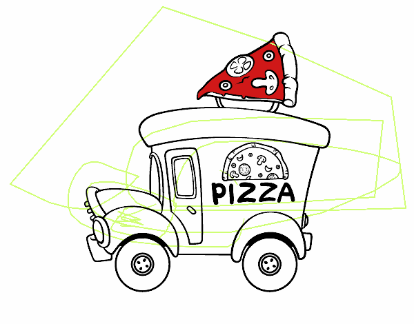 Food truck de pizza