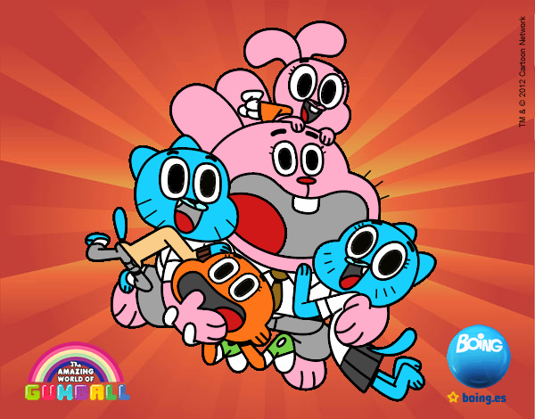 Gumball y amigos contentos