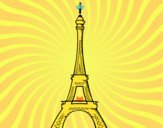 Dibujo La torre Eiffel pintado por Feliu