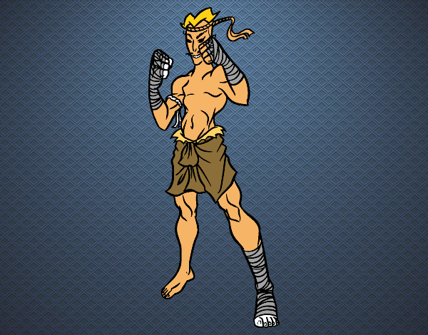 Luchador de Muay Thai