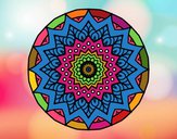 Dibujo Mandala creciente pintado por Gorritz