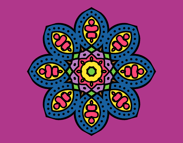 Mandala de inspiración árabe