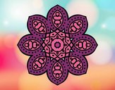 Dibujo Mandala de inspiración árabe pintado por Gorritz