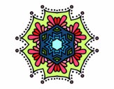 Dibujo Mandala flor simétrica pintado por XerterLP