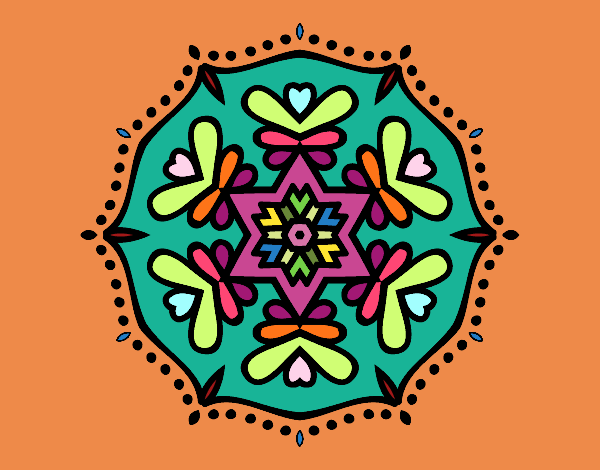 Mandala simétrica