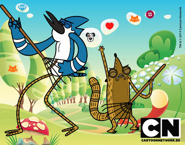 Mordecai y Rigby