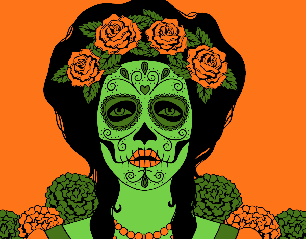 Mujer calavera mejicana