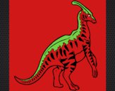 Parasaurolofus con rayas