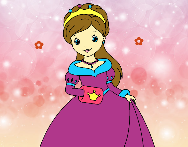 Dibujo Princesa de gala pintado por ani2002