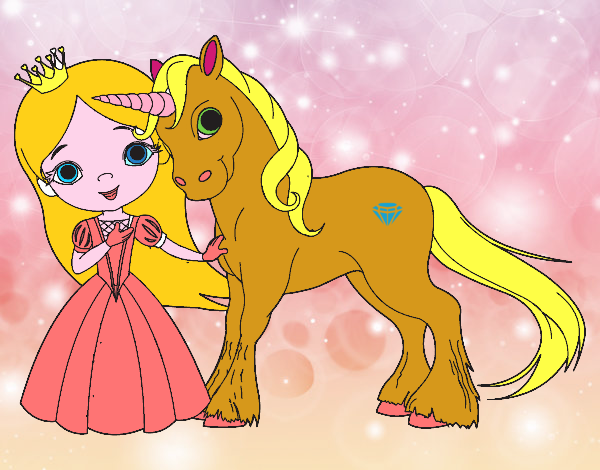 la princesita y su pony