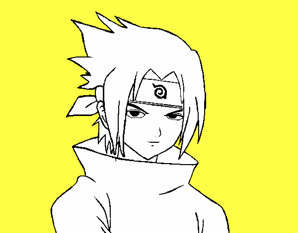 Sasuke enfadado