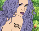 Dibujo Shakira - Servicio de lavandería pintado por queyla