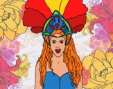 Dibujo Shakira - Waka Waka pintado por queyla