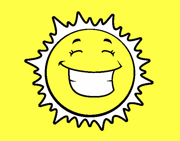 Sol sonriendo