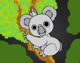 Dibujo Un Koala pintado por tilditus