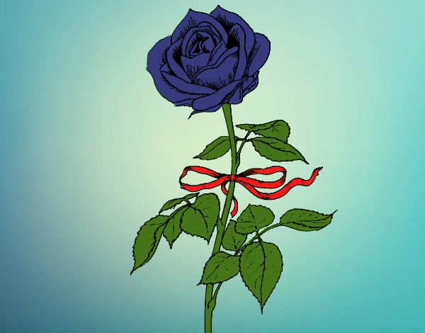 Dibujo Una rosa pintado por citlalita