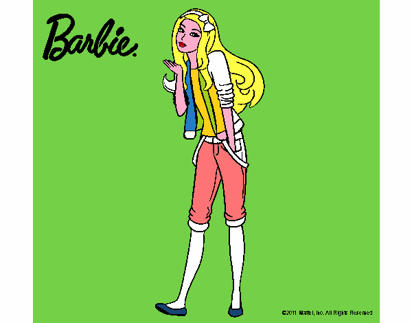 Barbie con look casual