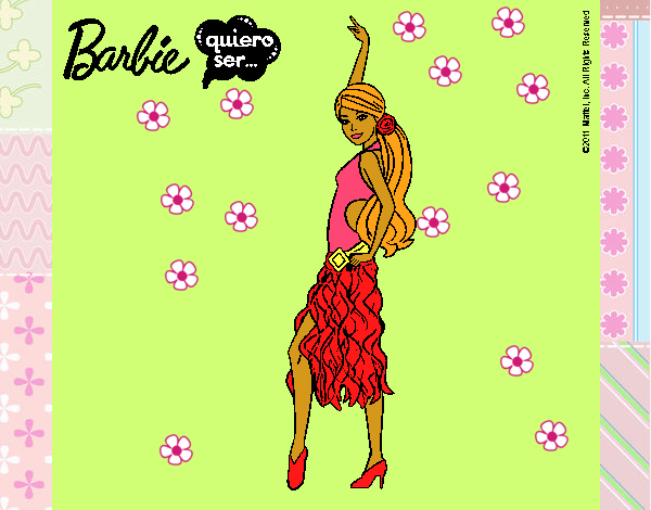 Barbie flamenca