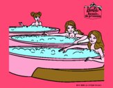 Barbie y sus amigas en el jacuzzi